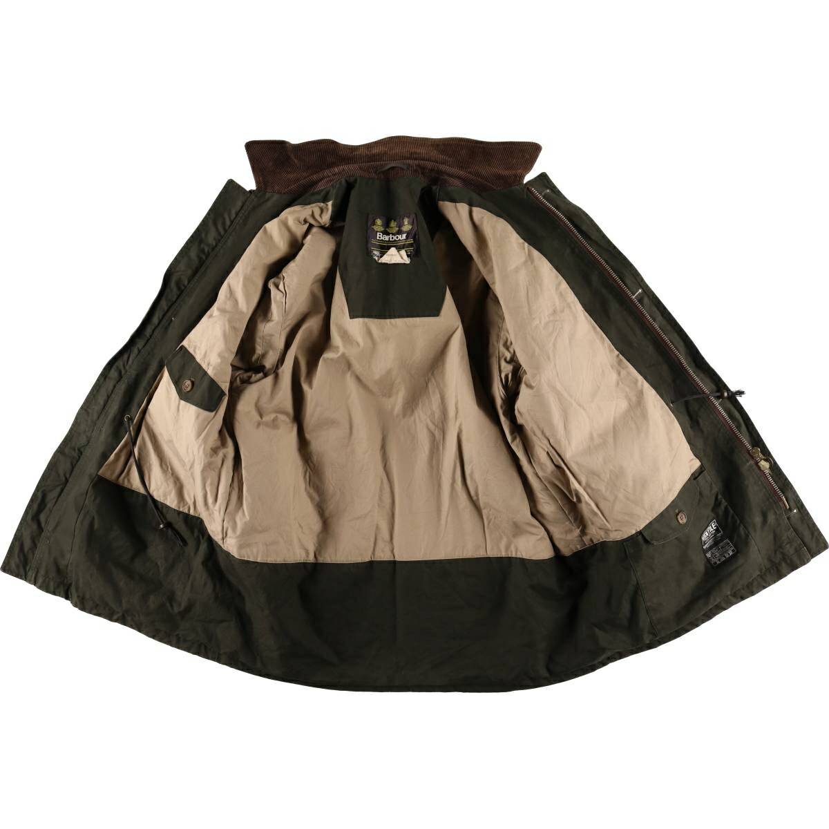 古着 80～90年代 バブアー Barbour VENTILE ベンタイル 旧3ワラント