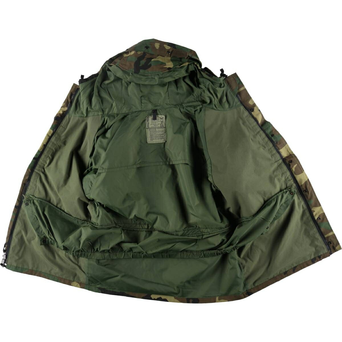 古着 米軍実品 00年代 迷彩柄 ECWCS 1st GEN 初期型 ウッドランドカモ