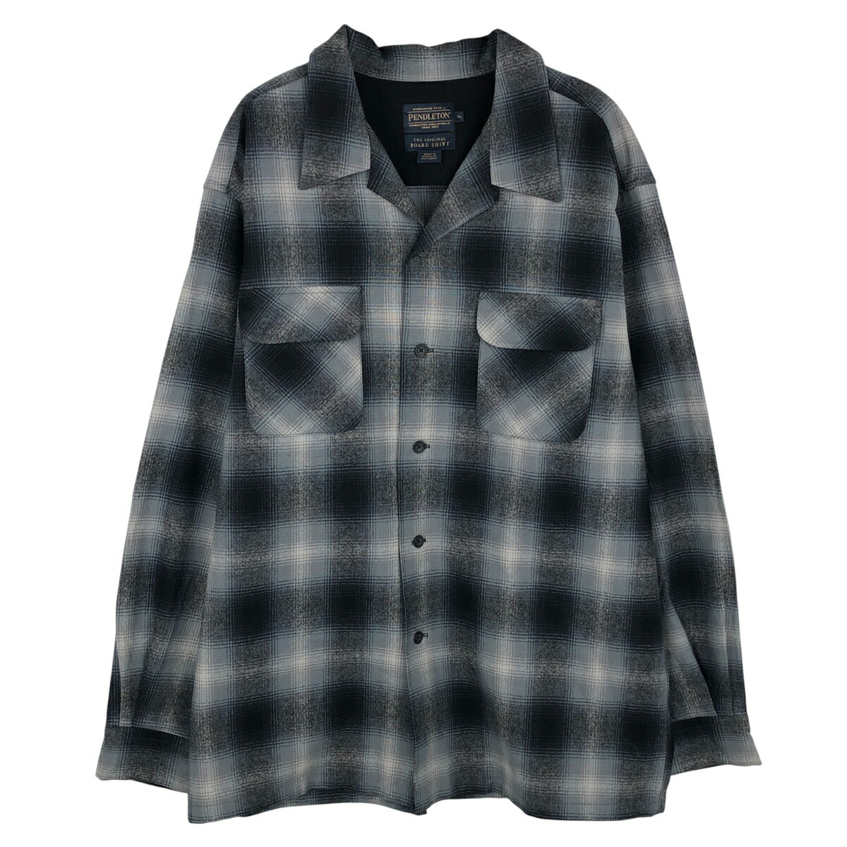 古着 ペンドルトン PENDLETON ボードシャツ オンブレチェック オープン