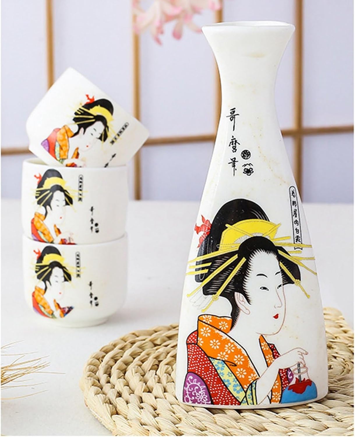 楽天市場】酒器 セット おちょこ ぐい呑み とっくり 和風 美人柄