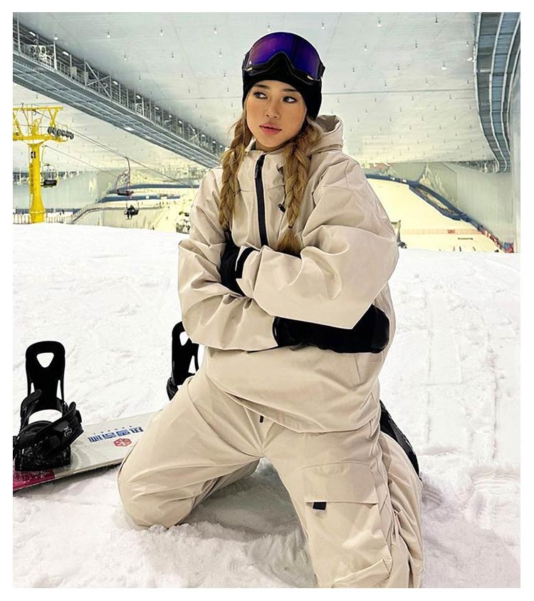 楽天市場】撥水加工 上下セット スノーボードウェア スキースーツ 防風