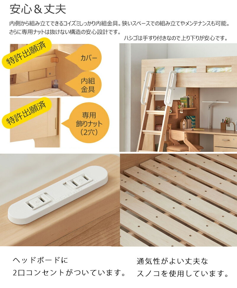 楽天市場】【ハイベッド単品】コイズミ ビルトコンポ ハイベッド HCM