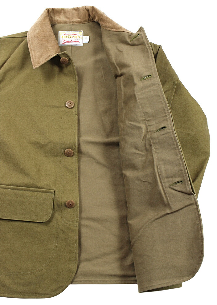 楽天市場】TROPHY CLOTHING [-Oiled Duck Hunting JKT- Beige size.36