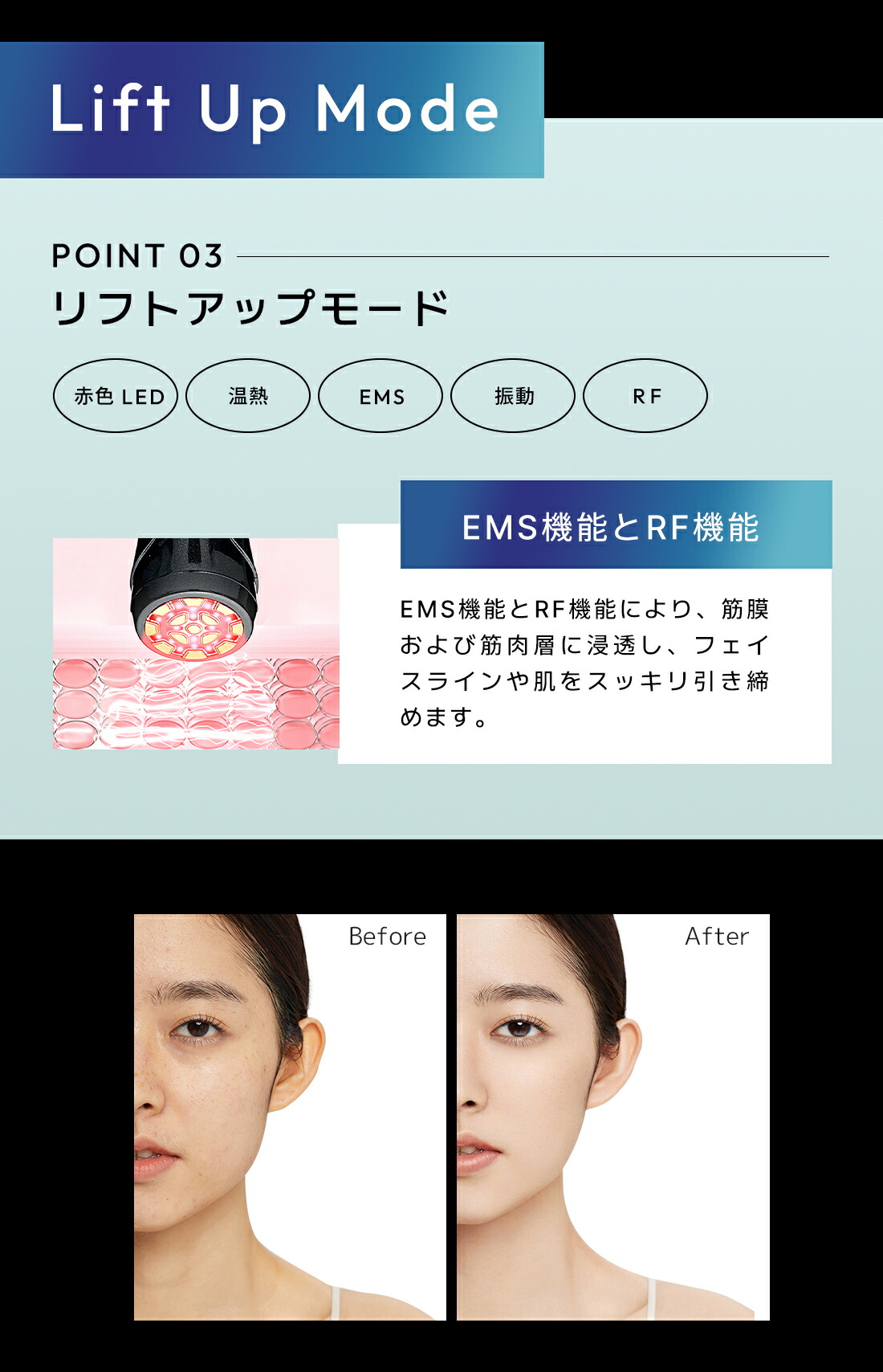 楽天市場】【期間限定 4,500円OFF☆6,400円】美顔器 EMS 美顔器 リフト