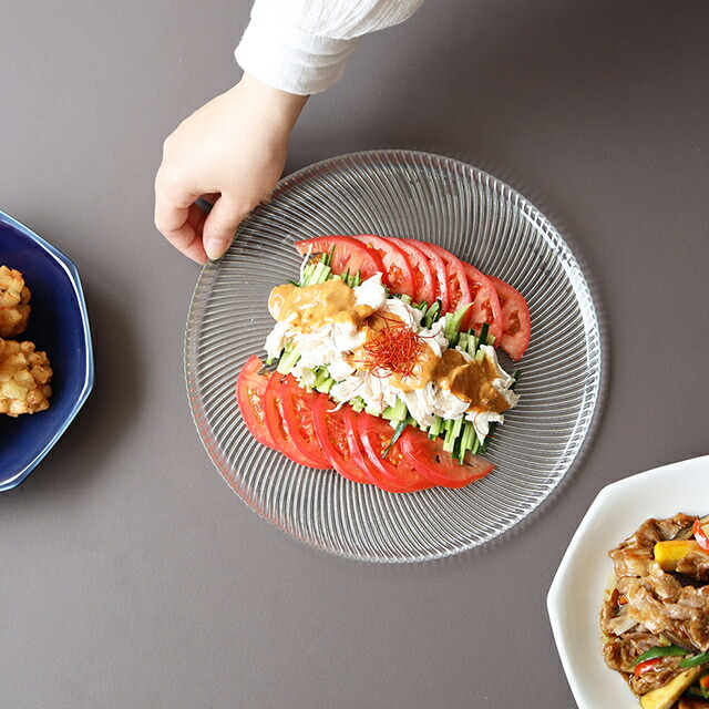 レストランのガラスプレート L| レストランのガラス食器 - ガラス