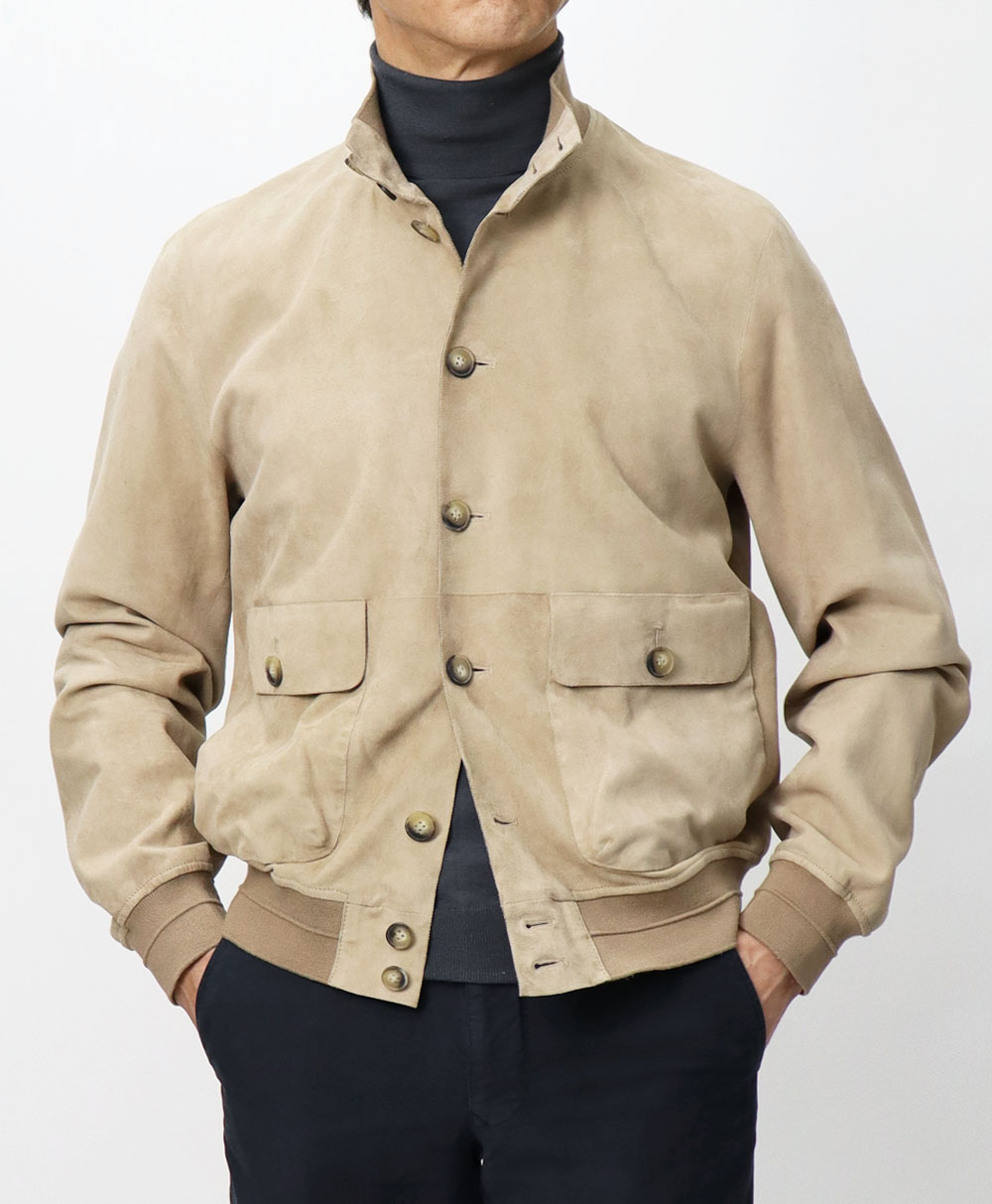 モレック / MOLEC / ヴァルスター型 ブルゾン / ラムレザー スエード