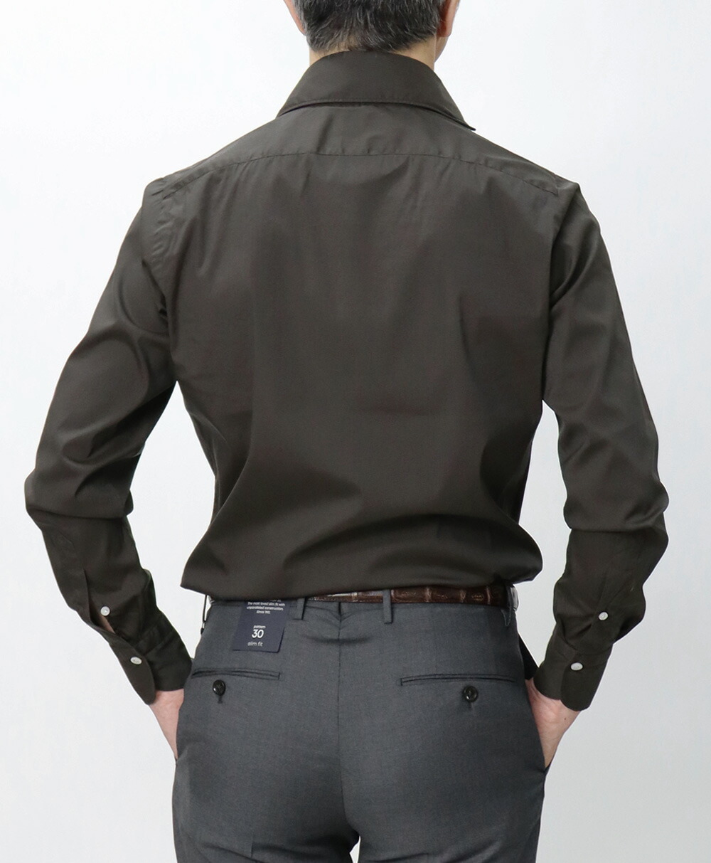 フィナモレ / Finamore / セルジオ / SERGIO / カッタウェイ シャツ