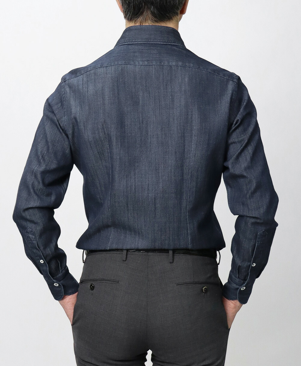 ジャンネット / GIANNETTO / カッタウェイ シャツ / コットン デニム