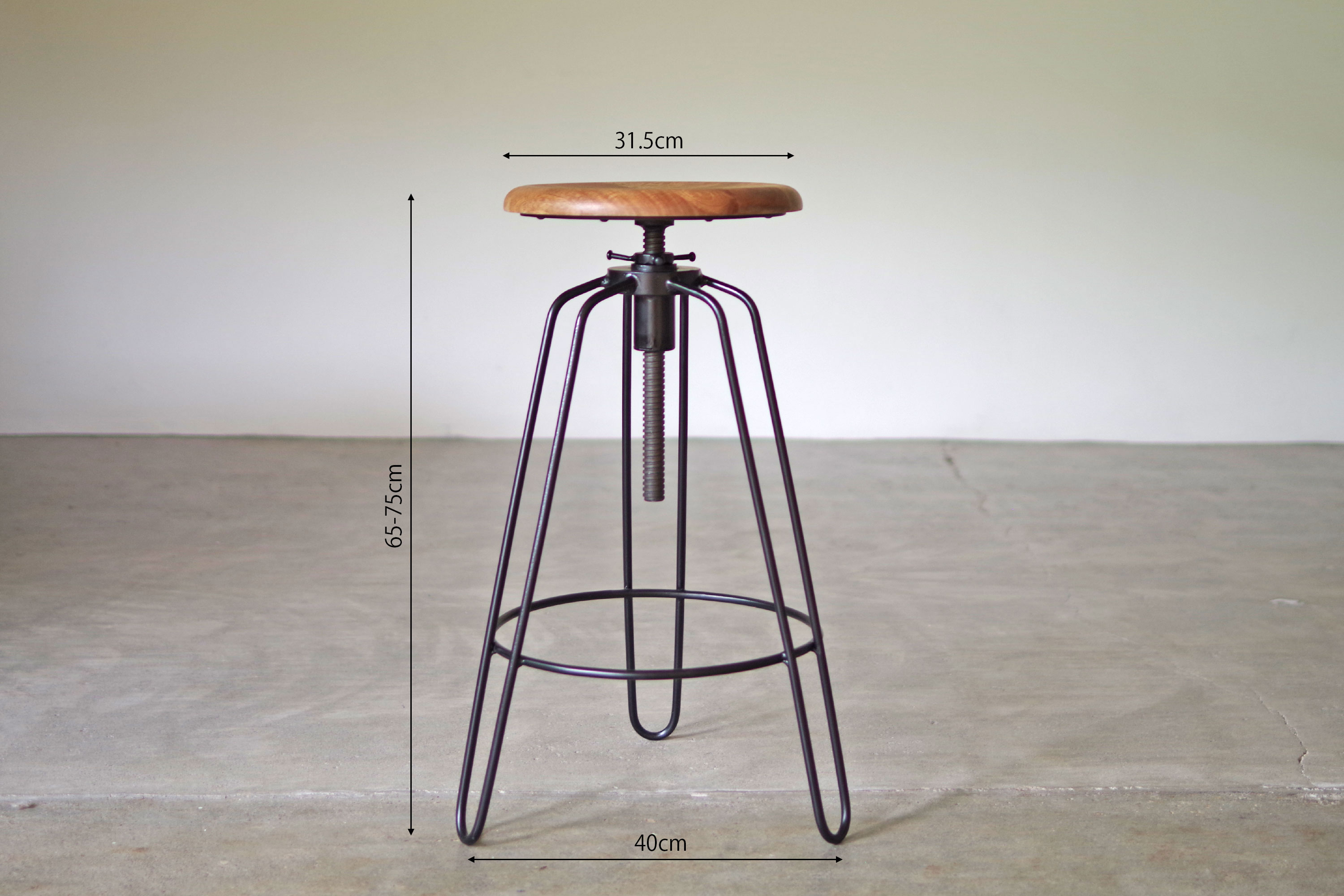 楽天市場】ハイスツール カウンタースツール おしゃれ 木製 アイアン