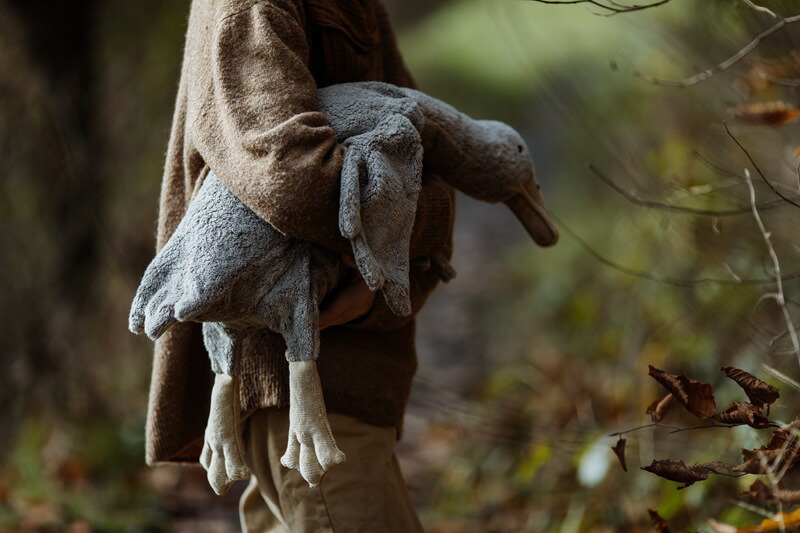 ゼンガーナチュウェルト | ガチョウ グレー ぬいぐるみ - Little