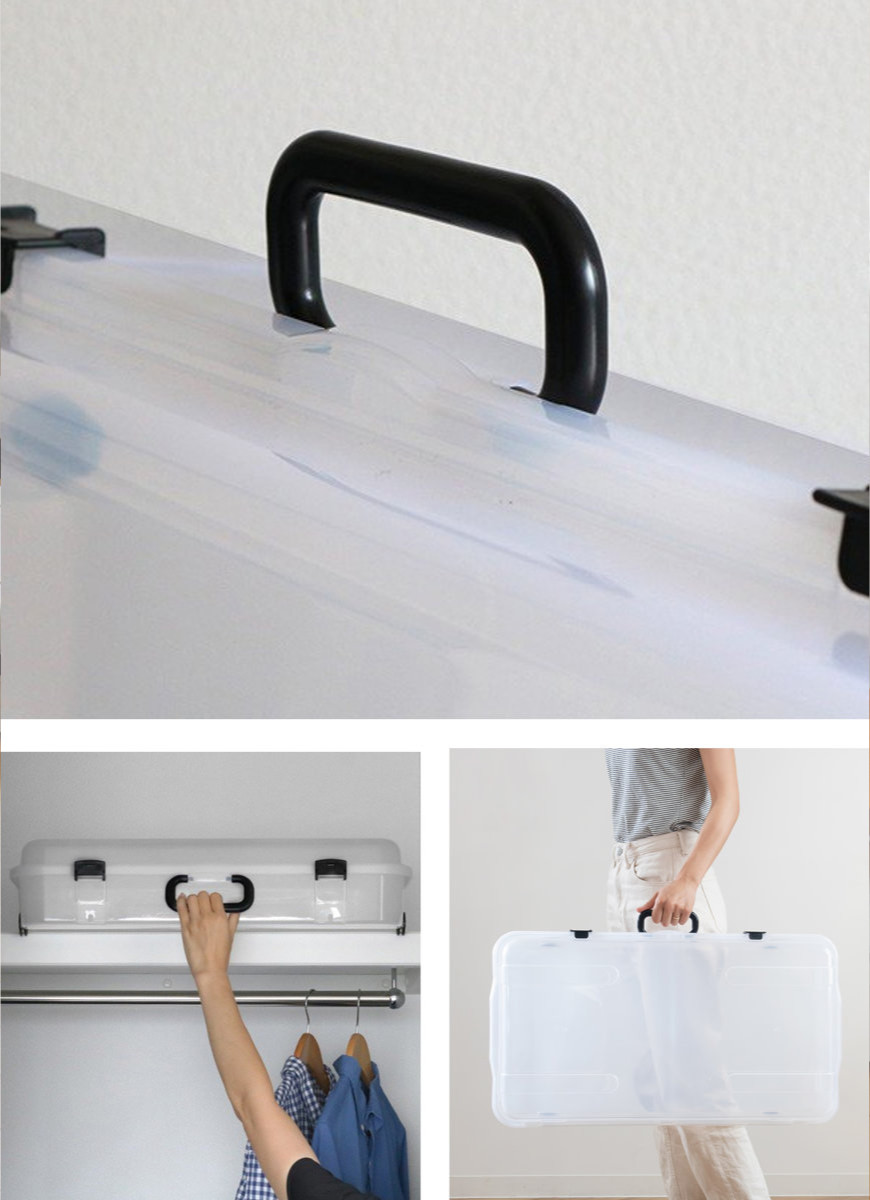 楽天市場】収納ケース 約 幅74×奥行41×高さ19cm クローズケース ワイド