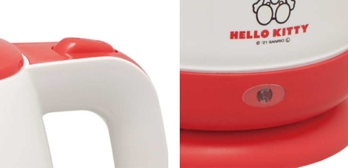楽天市場】電気ケトル 1.1L ハローキティ タイニーチャム 電気ポット