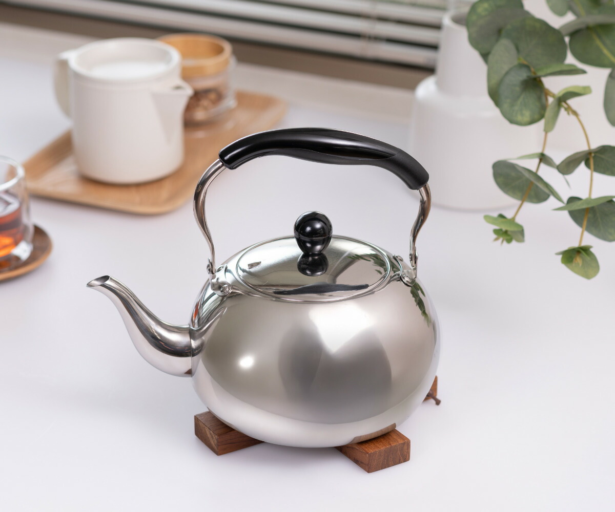 楽天市場】ケトル 2.5L IH対応 月のしずく ステンレス製 （ ガス火対応