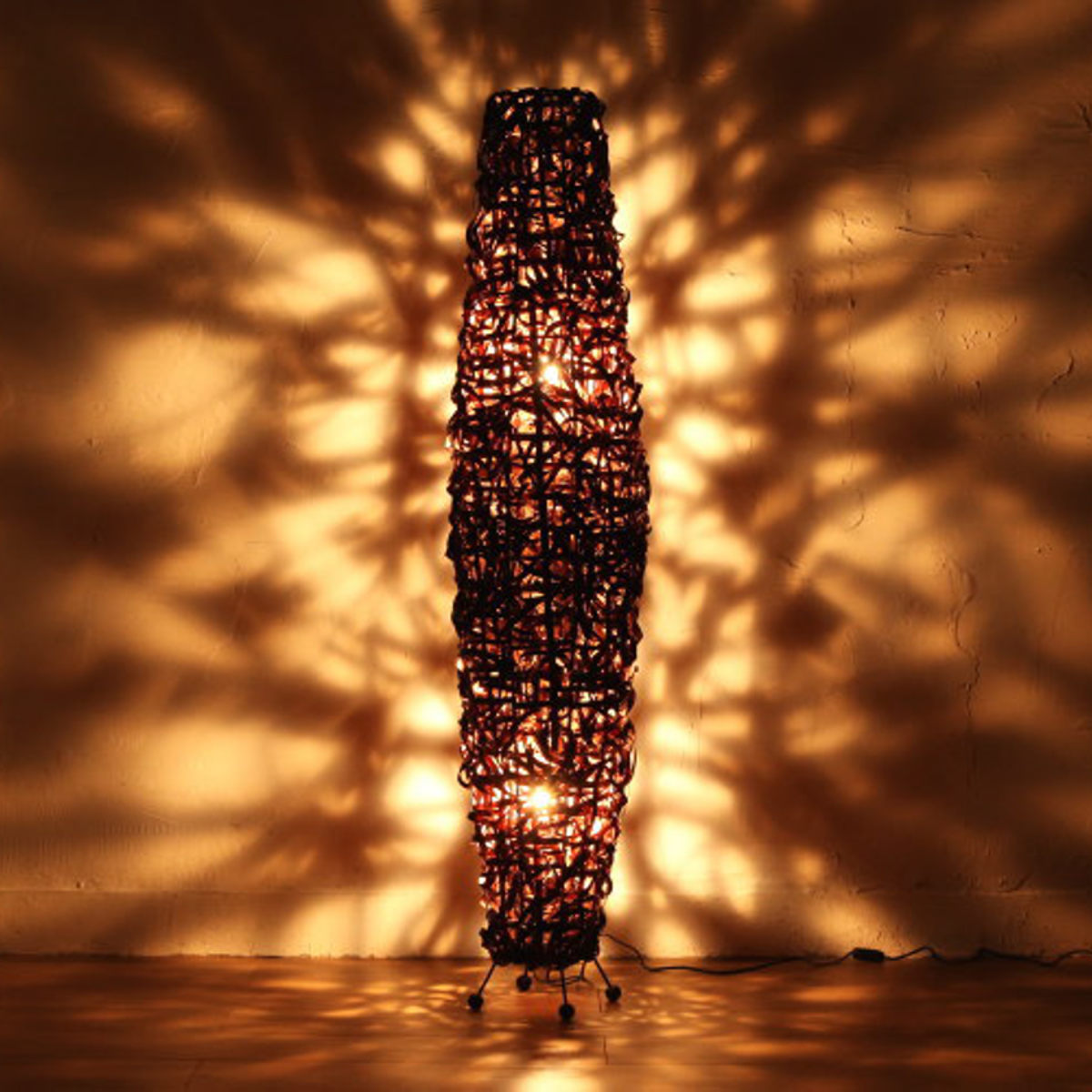 楽天市場】スタンドライト アジアンリゾート風 ココナッツリーフ 高さ