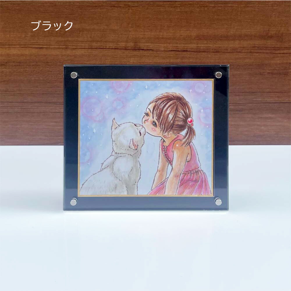 楽天市場】色紙フレーム ミニ色紙用ディスプレイスタンド アクリル