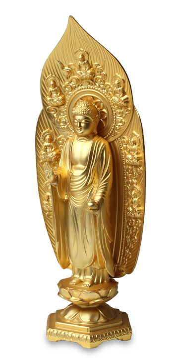 仏像 薬師如来立像 17cm