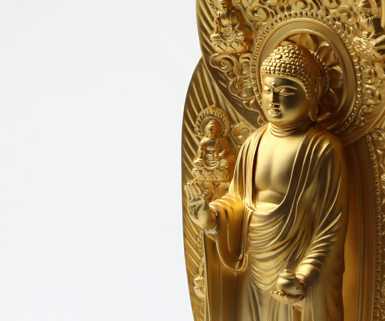 仏像 薬師如来立像 17cm