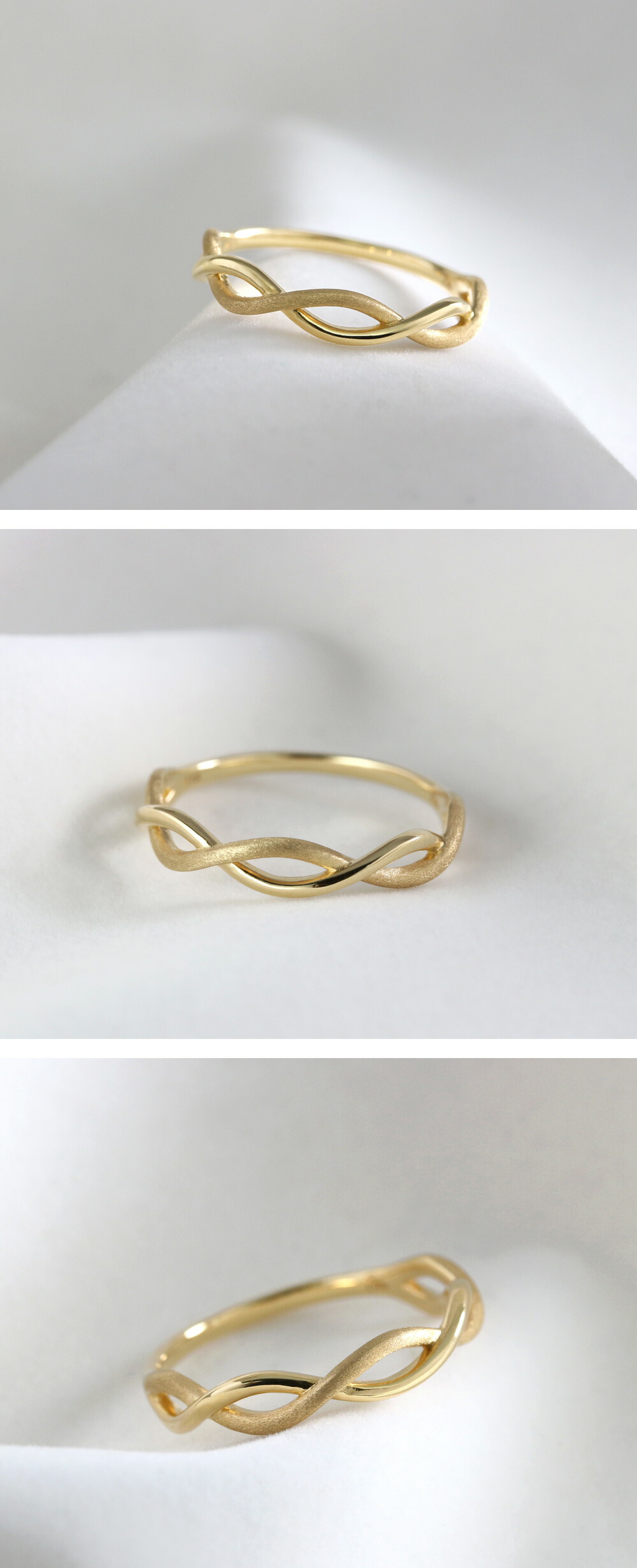 楽天市場】K18 K10 ツイストリング 5号〜16号 送料無料 ゴールド 指輪