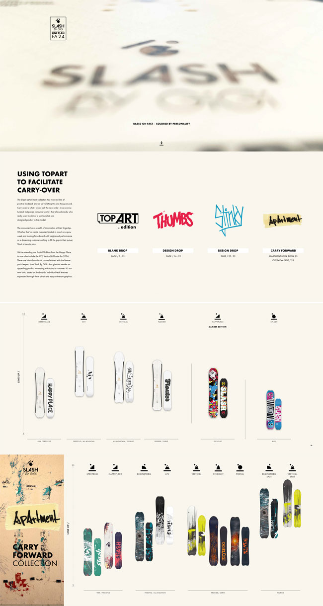 楽天市場】スノーボード SLASH ATV エーティーブイ 24-25 Gigi