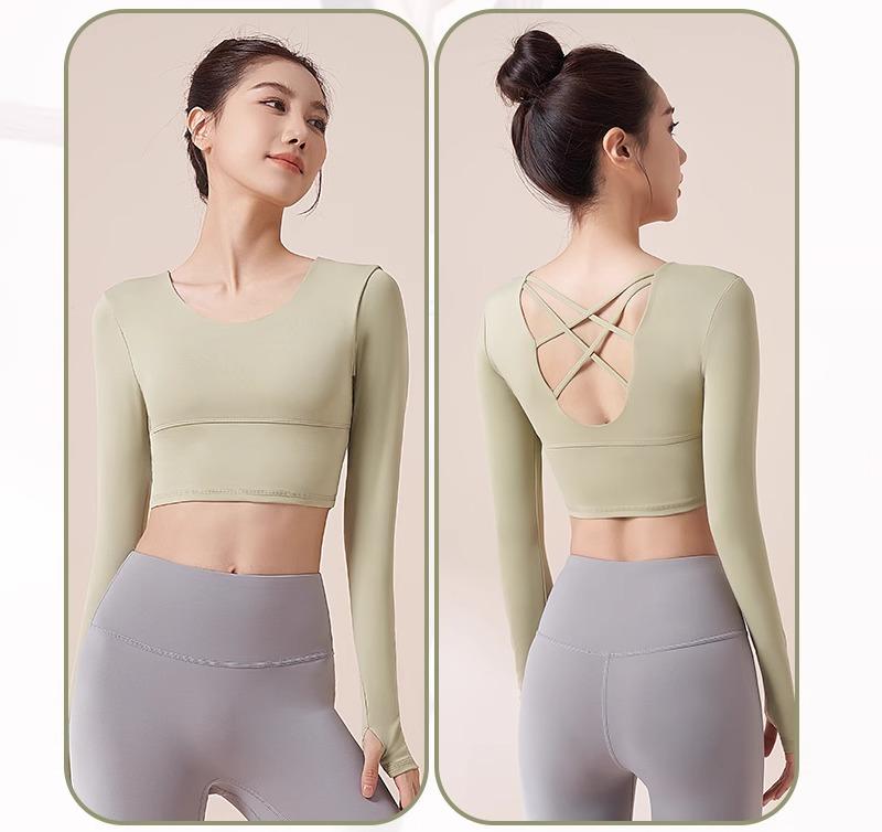 楽天市場】ピラティス ウェア 長袖 ヨガ スポーツウェア トレーニング