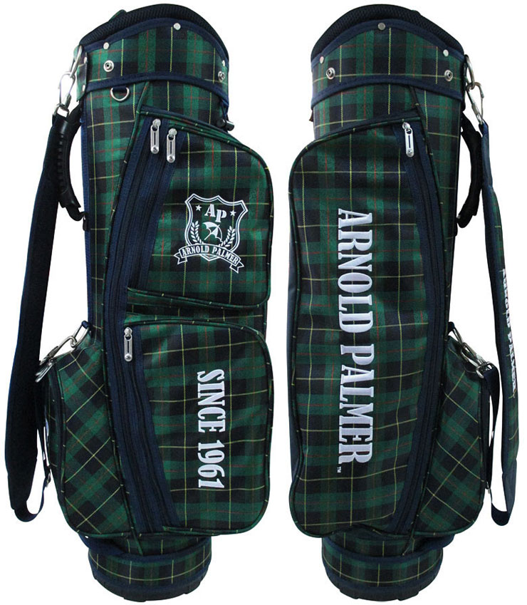 アーノルド・パーマー チェック柄 軽量キャディバッグ APCB-02