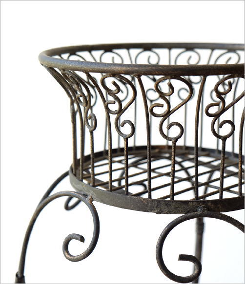 楽天市場】フラワースタンド おしゃれ アイアン 花台 セット 猫脚