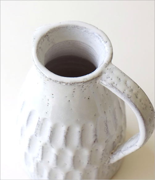 楽天市場】花瓶 おしゃれ 陶器 フラワーベース 花器 かわいい ハンドル