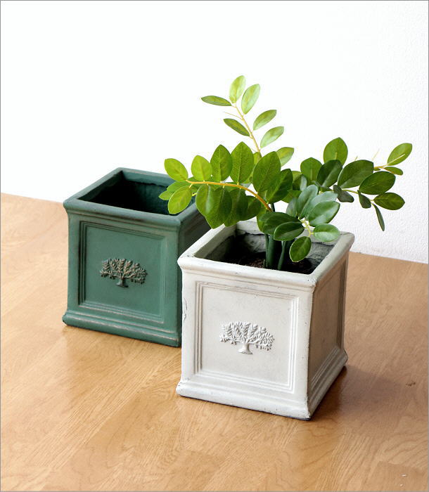 楽天市場】植木鉢 6号 鉢カバー 観葉植物 おしゃれ アンティーク