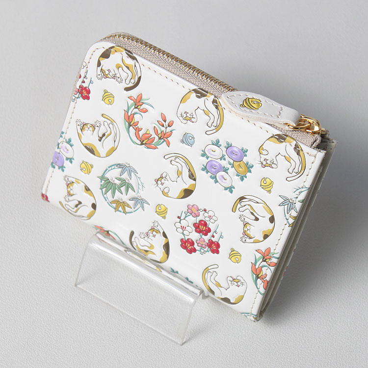 楽天市場】【お種銭付】 【 浅草文庫 】 友禅染 L字ファスナー ミニ