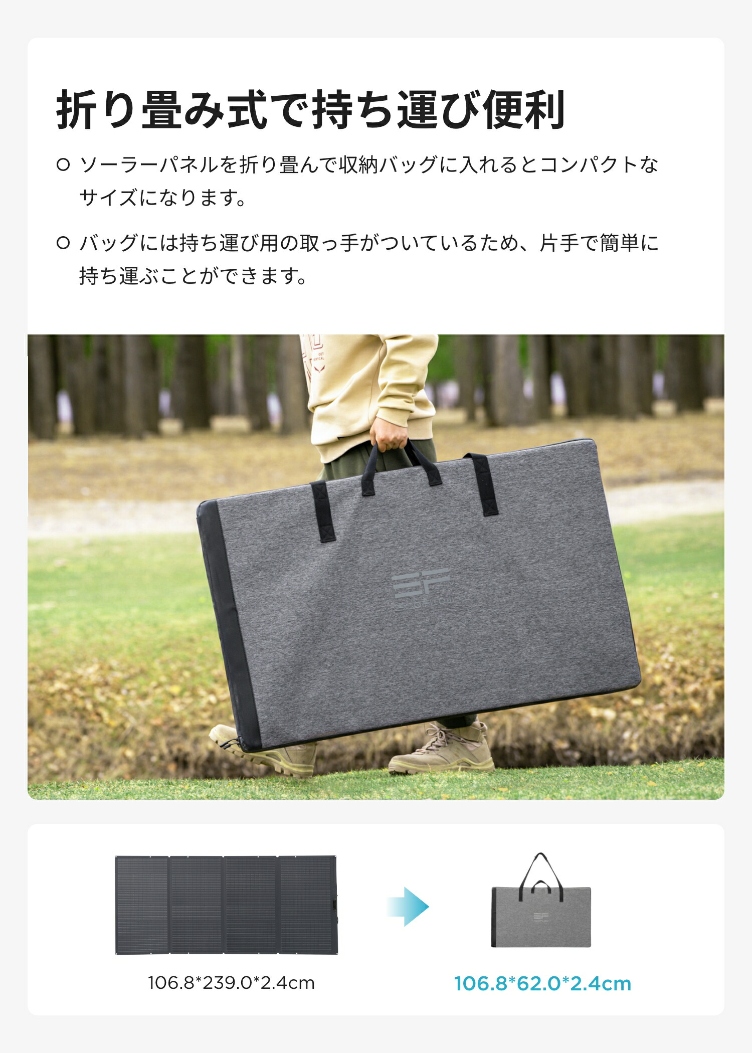 楽天市場】EcoFlow ソーラーパネル 400Wソーラー充電器 太陽光発電