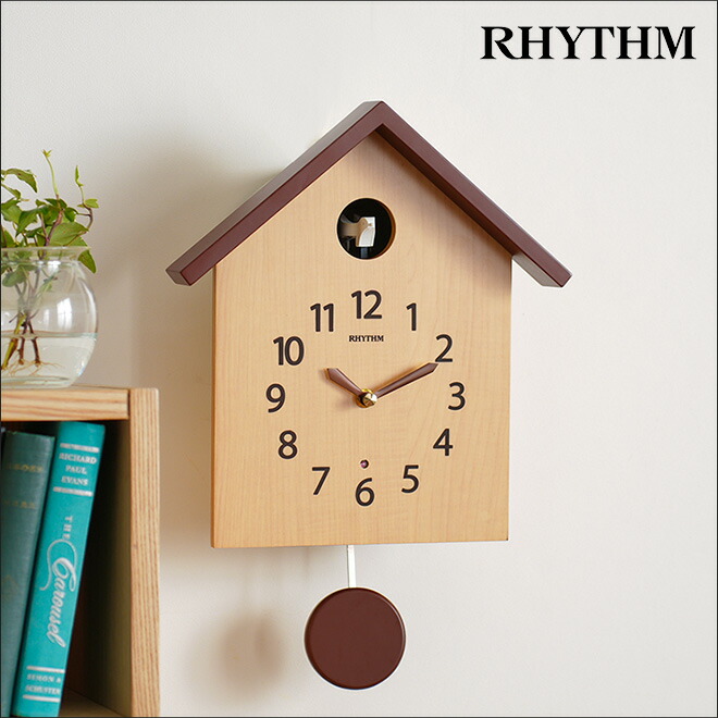 楽天市場】リズム カッコー時計 カッコースタイル145 4MJ441NC06 鳩