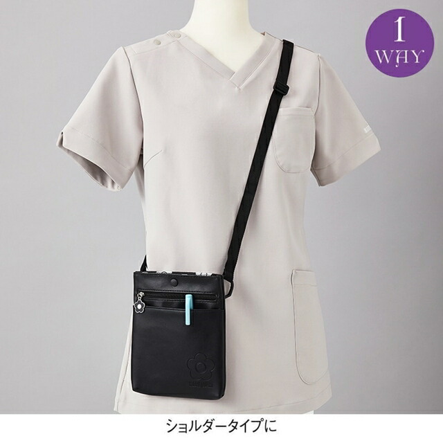 楽天市場】[マリークワント]合皮2WAYポーチマリクワ バッグ ショルダー