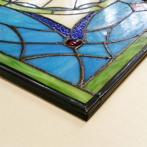 楽天市場】ステンドグラス パネル アンティーク風 装飾ガラス 雑貨