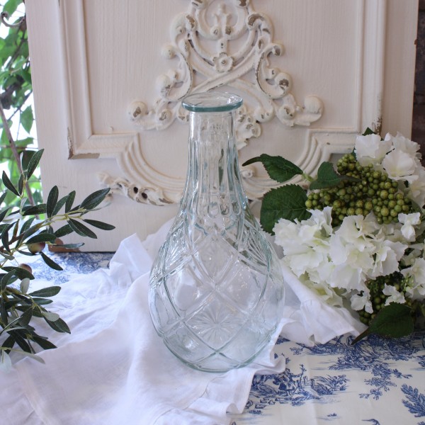 SALE30%OFF) フラワーベース ガラスベース 花瓶 アンティーク風