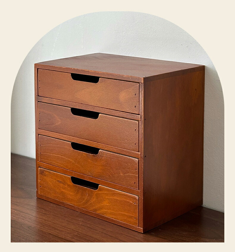 楽天市場】木製 卓上 小物入れ 引き出し 3段 4段 おしゃれ 収納 小物