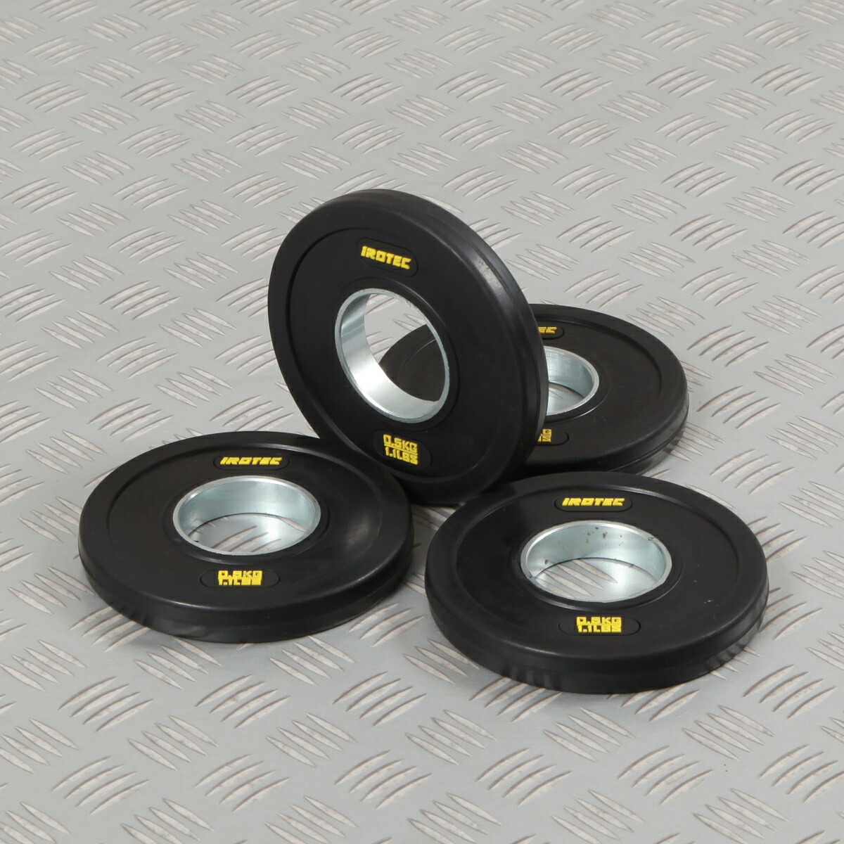 オールラバー仕様 オリンピック プレート 0.5kg(4枚) IROTEC