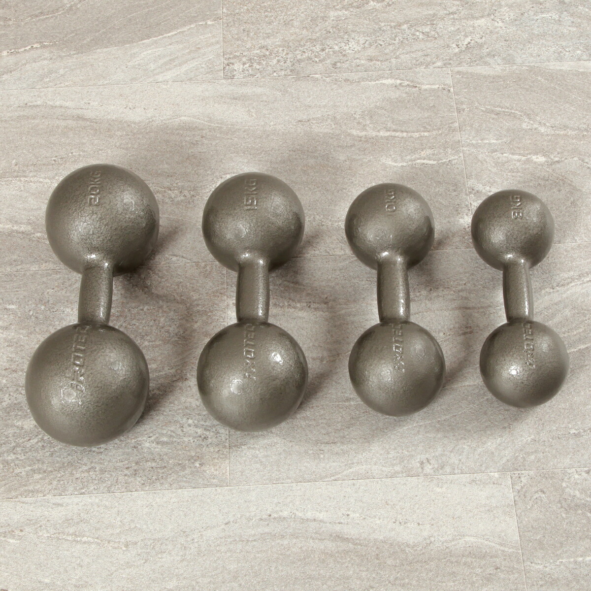 ハンマートーンダンベル20kgセット(片手10kg×2個) IROTEC (アイロテック)