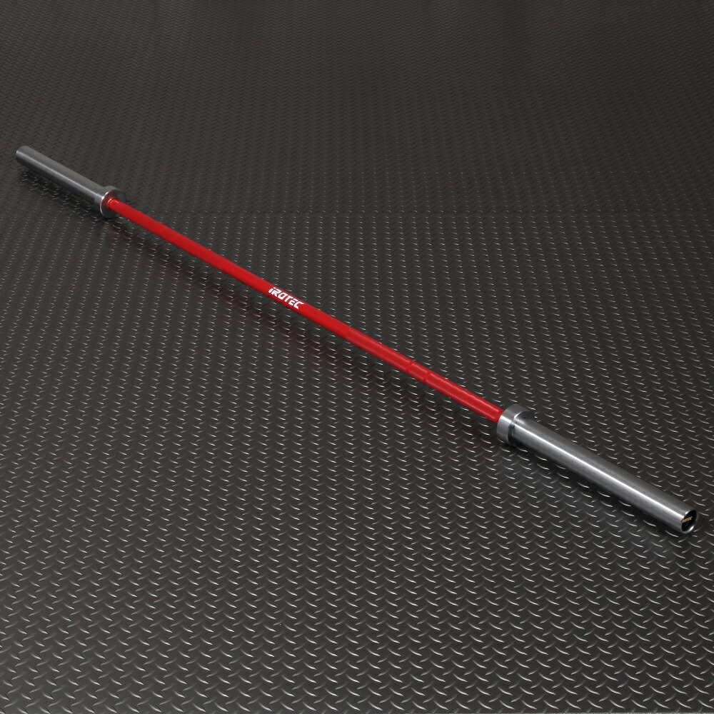 セラコート オリンピックバーベルシャフト レッド(カラー無