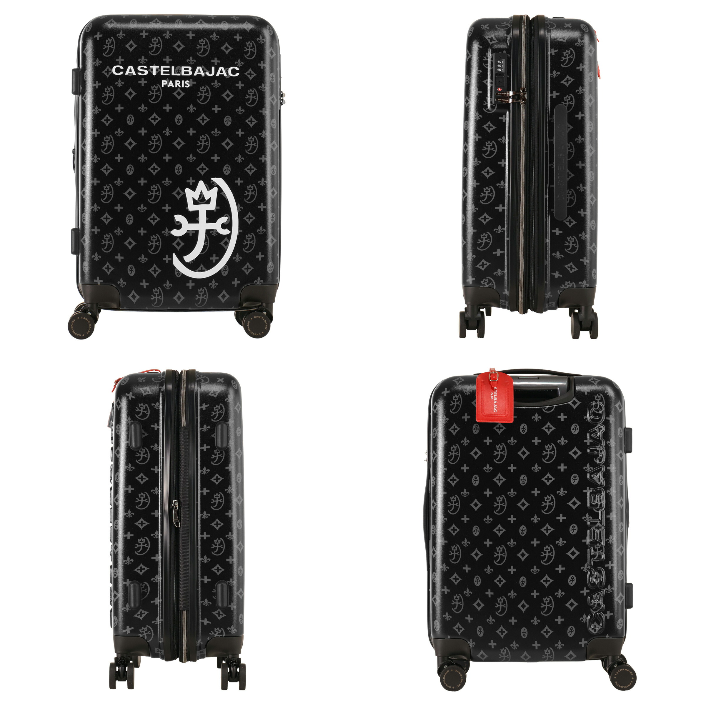 楽天市場】カステルバジャック スーツケース キャリーケース 拡張