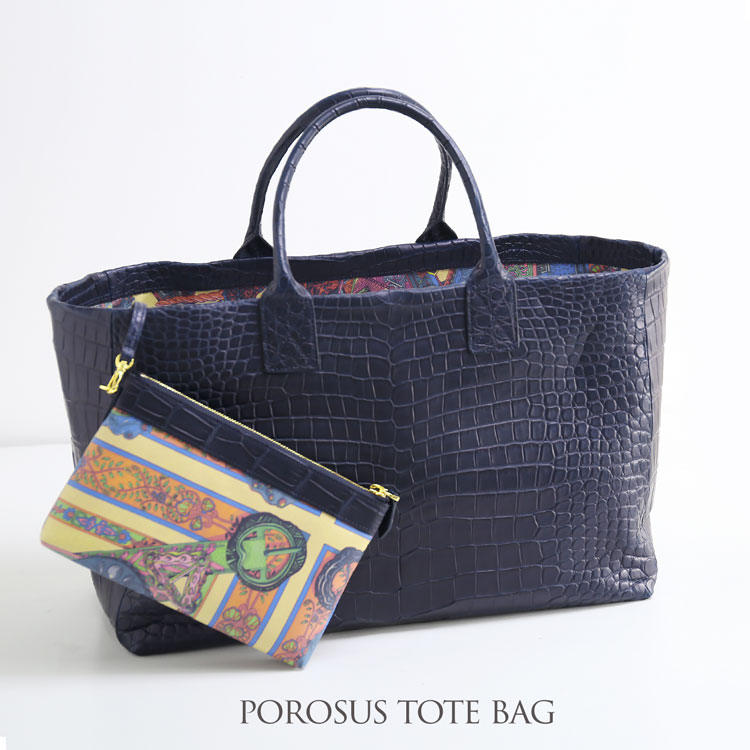 楽天市場】スモールクロコダイル ポロサス トートバッグ レディース