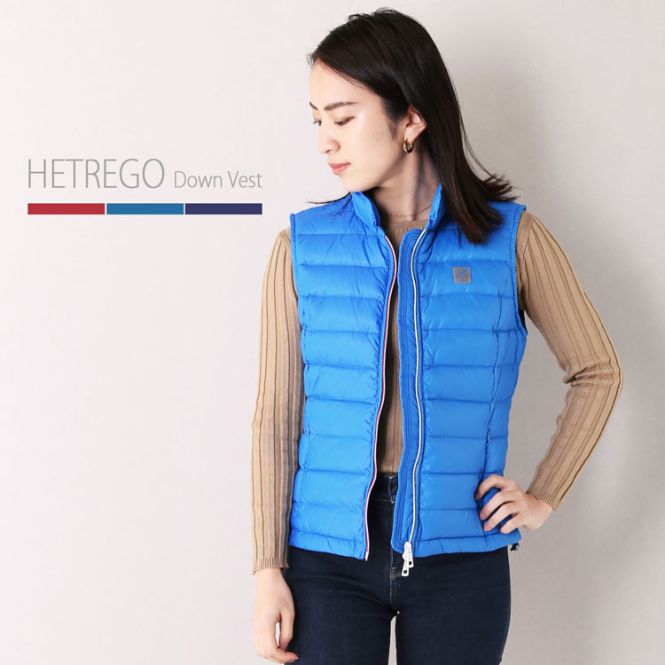 楽天市場】【10%offクーポン】HETREGO ダウンベスト レディース ベスト