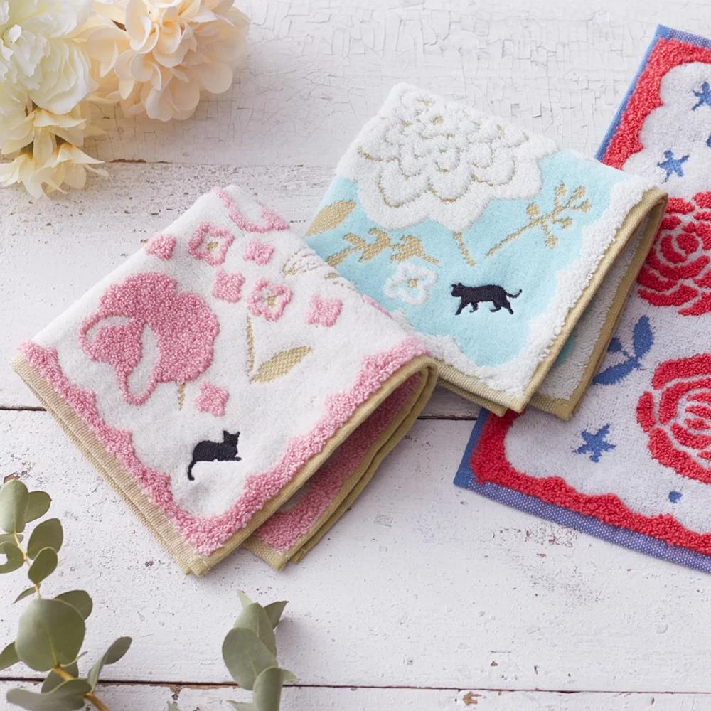 楽天市場】【ハンカチ】ギフトジャガードハンカチ 〜花屋の猫