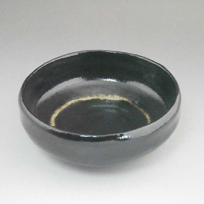 黒平楽茶碗 松楽 - 京焼清水焼 松韻堂