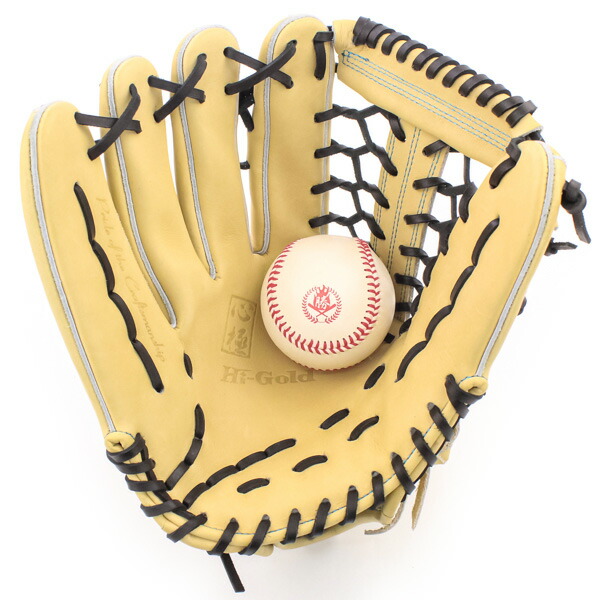 楽天市場】【高校野球対応／ムサシ別注】 硬式グローブ / ハイゴールド