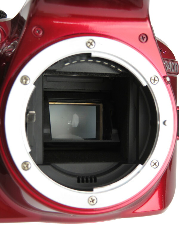 Nikon】ニコン『D3400ダブルズームキット』D3400WZRD レッド 2416万