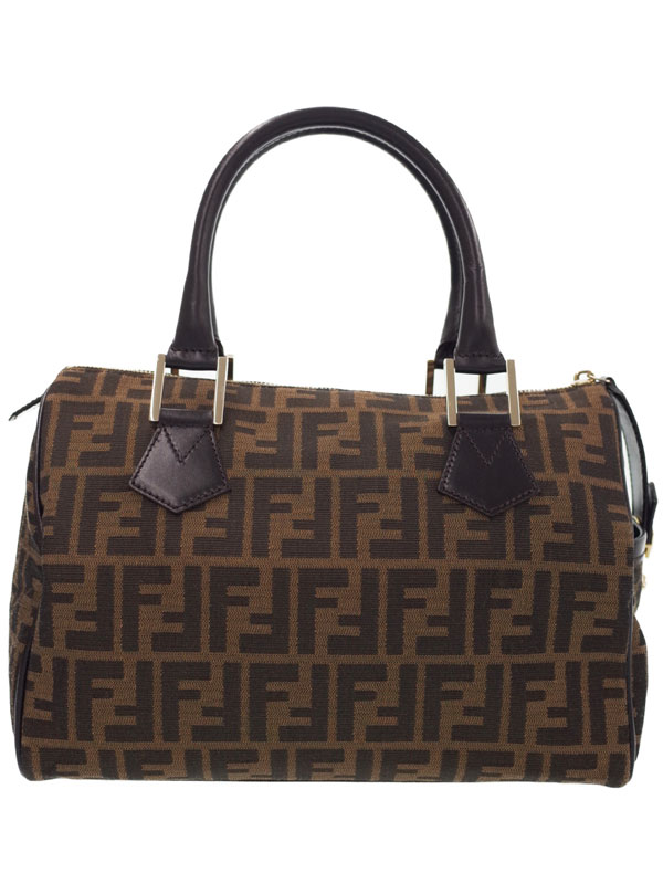 FENDI】フェンディ『ズッカ柄 ミニボストンバッグ』8BL104 レディース