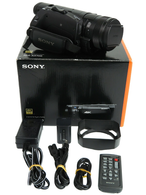 SONY】ソニー『4Kハンディカム』FDR-AX700 広角29mm相当 光学12倍 SDXC