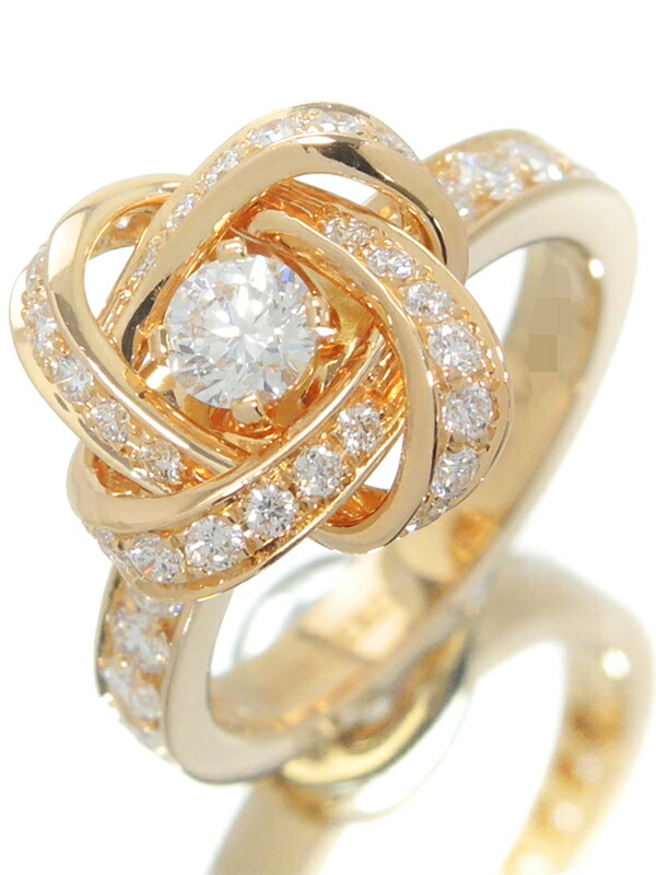 BOUCHERON】【PIVOINE】ブシュロン『K18PG アバ ピヴォワンヌ リング