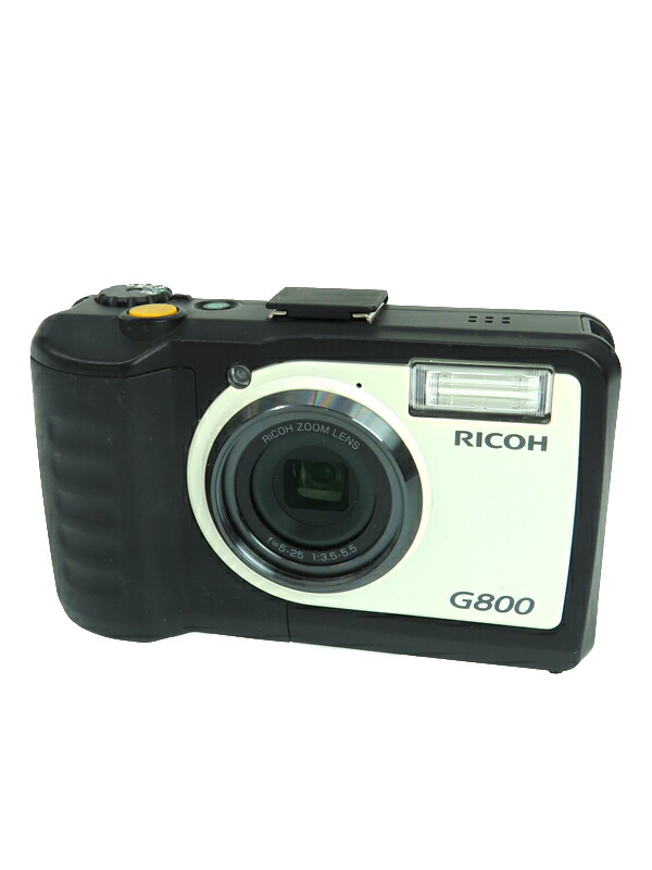RICOH】リコー『G800』 防水/防塵/耐衝撃 タフな現場用 1600万画素