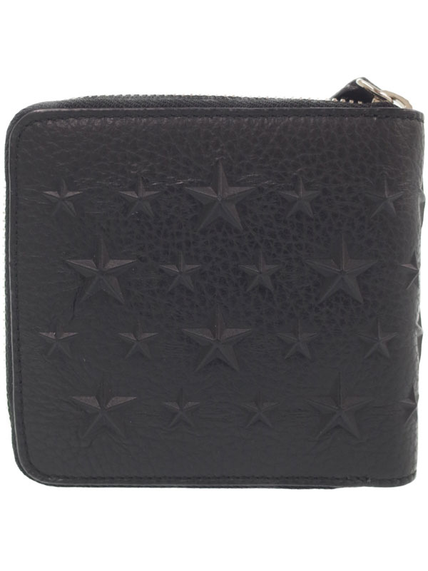 Jimmy Choo】ジミーチュウ『テッサ スターエンボス ラウンドファスナー